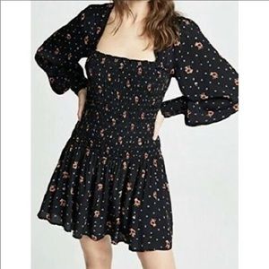 NWT Free People Two Faces Mini Dress